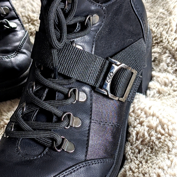 Black GBG Cargo Boots - Picture 3 of 6